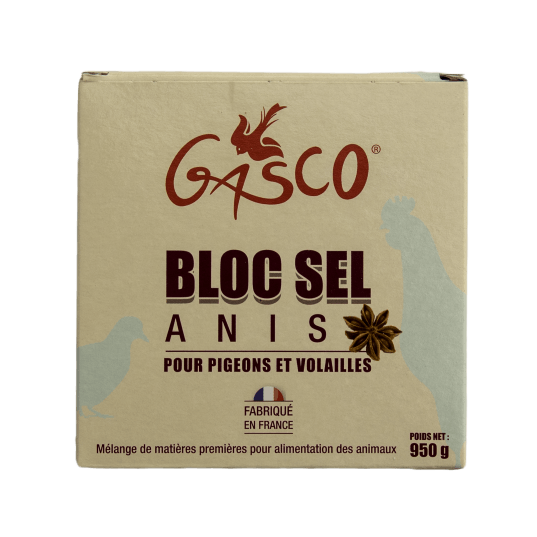 Bloc sel anis - Friandise pour poule - Gasco