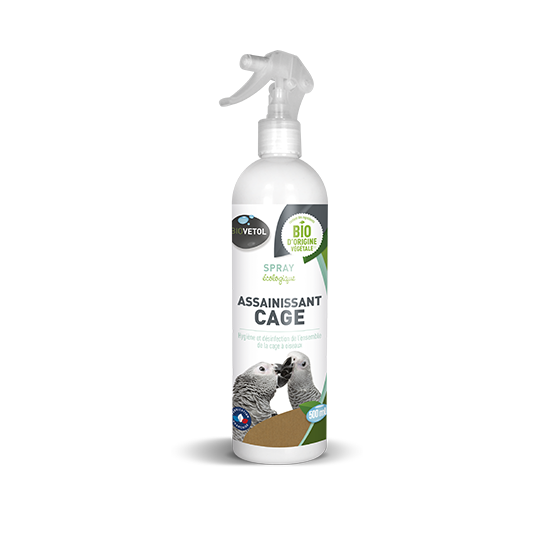 Spray assainissant cage - oiseau - Ecosoin Bio Biovetol - Gasco
